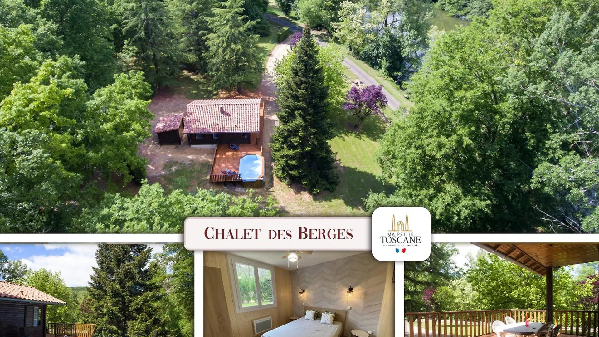 Le Chalet Des Berges - Piscine Chauffee & Ponton Prive - En Bordure De La Riviere Aveyron Saint-Antonin-Noble-Val